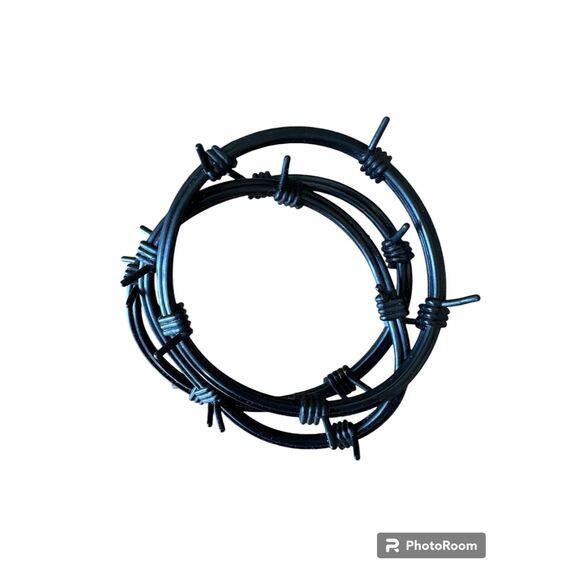 Rubber Barbed Wire Bracelets - Picture 1 of 1